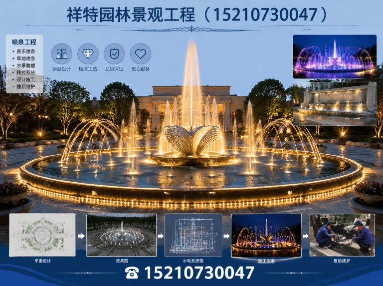 高碑店市音乐喷泉展示图